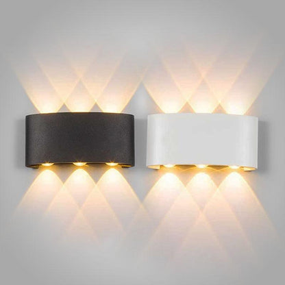 Moderne wasserdichte LED-Wandleuchte für drinnen und draußen | Stilvolle und energieeffiziente Beleuchtung