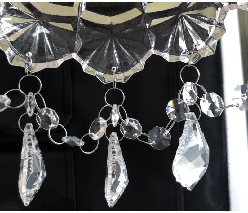 Minimalistische Retro Kristallglas Pendelleuchte Zuhause Licht