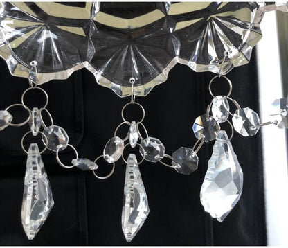 Minimalistische Retro Kristallglas Pendelleuchte Zuhause Licht