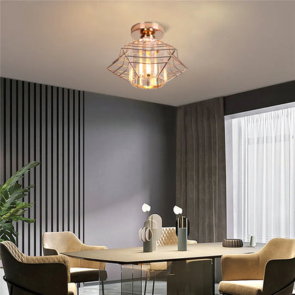 Moderne Kristall-Deckenlampe – Elegante Nordic Deckenleuchte für Wohnzimmer und Flur