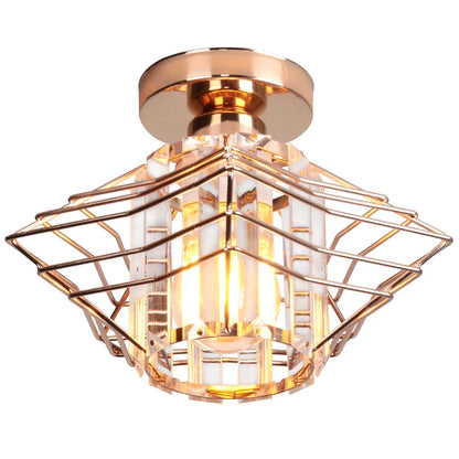 Moderne Kristall-Deckenlampe – Elegante Nordic Deckenleuchte für Wohnzimmer und Flur