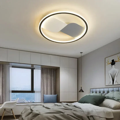 Moderne LED-Deckenleuchte mit rundem Design – Dimmbar für Schlafzimmer und Wohnzimmer