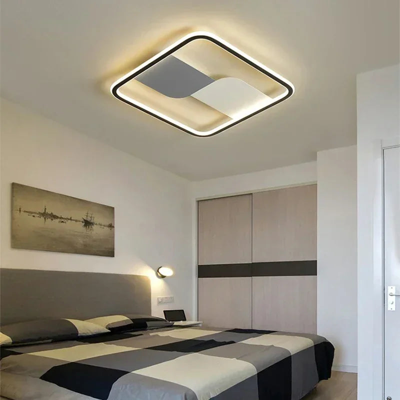 Moderne LED-Deckenleuchte mit rundem Design – Dimmbar für Schlafzimmer und Wohnzimmer