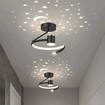 LED-Deckenleuchte mit Sternenhimmel – Modernes Kronleuchterdesign für das Kinderzimmer und das Wohnzimmer