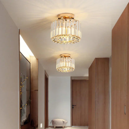 Elegante Kristall-Deckenleuchte – Luxuriöse Beleuchtung für das Wohnzimmer und den Flur