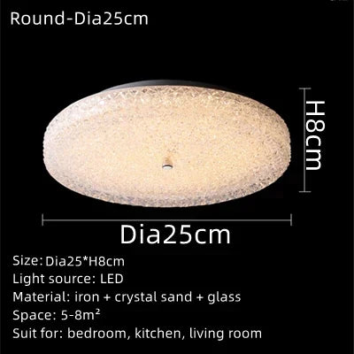 Eleganter LED-Kronleuchter – Moderne Deckenleuchte mit Kristall für Wohnzimmer und Schlafzimmer