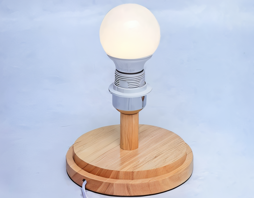 NatureHue Vintage Bambus Tischlampe Kreative Geflochtene Rattan Schreibtischlampe