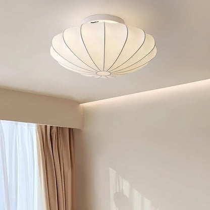 Schalenförmige Stoff-Deckenlampe Elegantes Design
