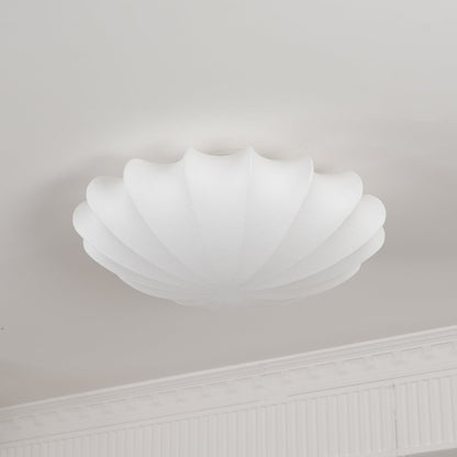 Schalenförmige Stoff-Deckenlampe Elegantes Design