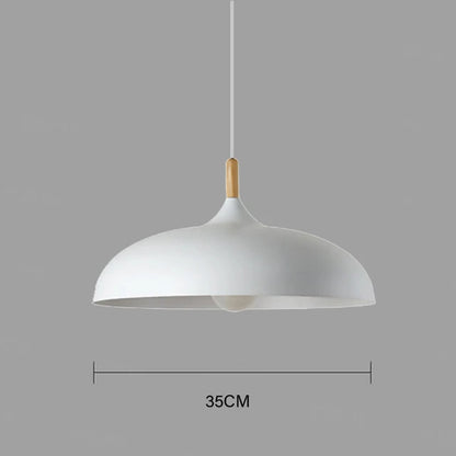 Moderne Deckenlampe Eichenholz | Skandinavische Pendelleuchte für das Wohnzimmer