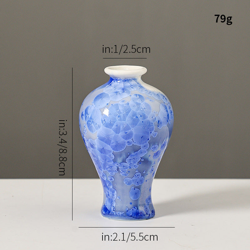 Künstlerisches Blumenmuster Keramikvase