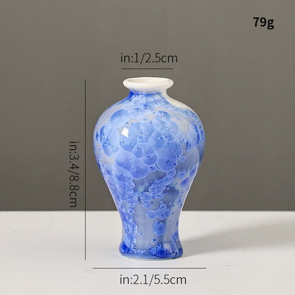 Elegante florale Design Keramikvase