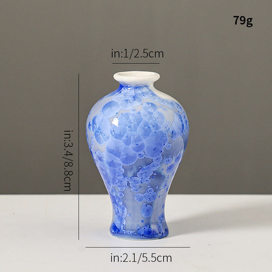 Elegante florale Design Keramikvase