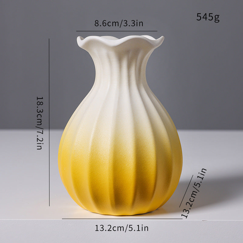 Elegante Gewebte Keramikblumenvase