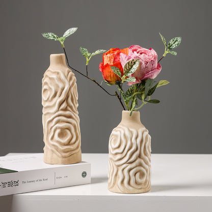 Abstrakte Keramikkunst Vase