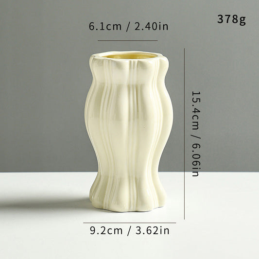 Elegante dekorative Keramikblumenvase