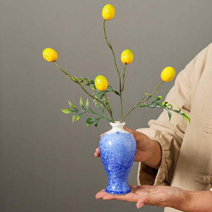 Elegante florale Design Keramikvase