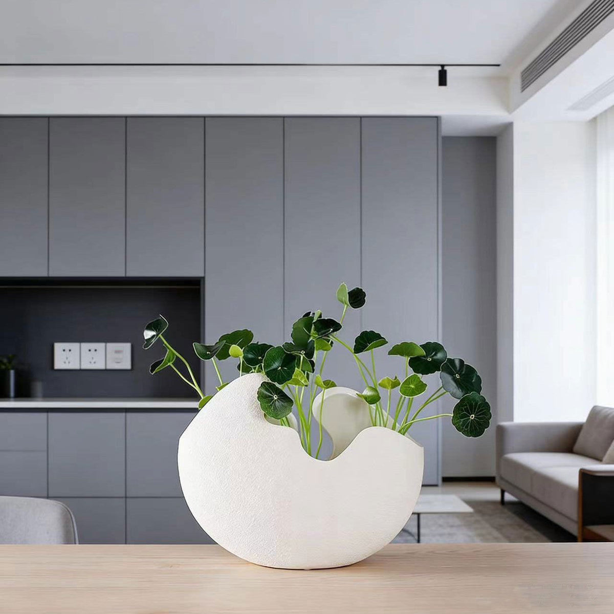 Elegante und moderne Keramikvase