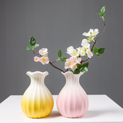 Elegante Gewebte Keramikblumenvase
