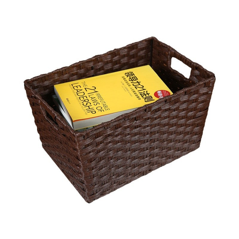 Stilvolle Aufbewahrungsbox mit dekorativem Stoffeinsatz