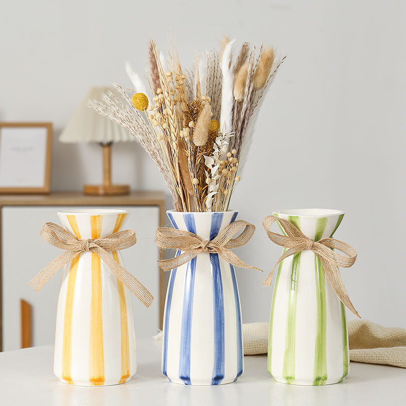 Elegante Keramikvase im Vintage-Stil