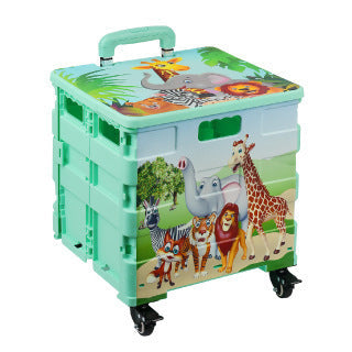 Kinderlagerbox mit Rädern