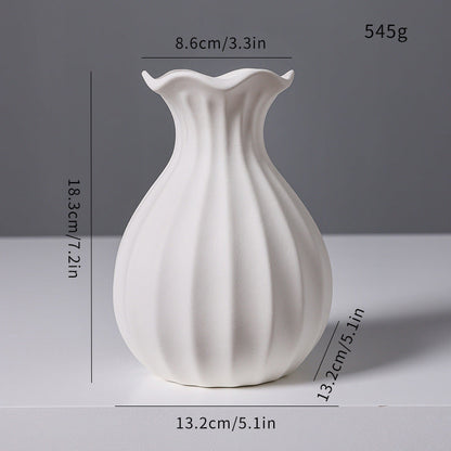 Elegante Gewebte Keramikblumenvase