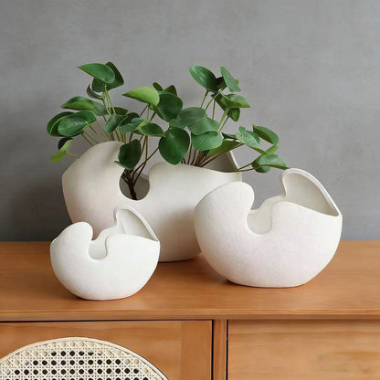 Elegante und moderne Keramikvase