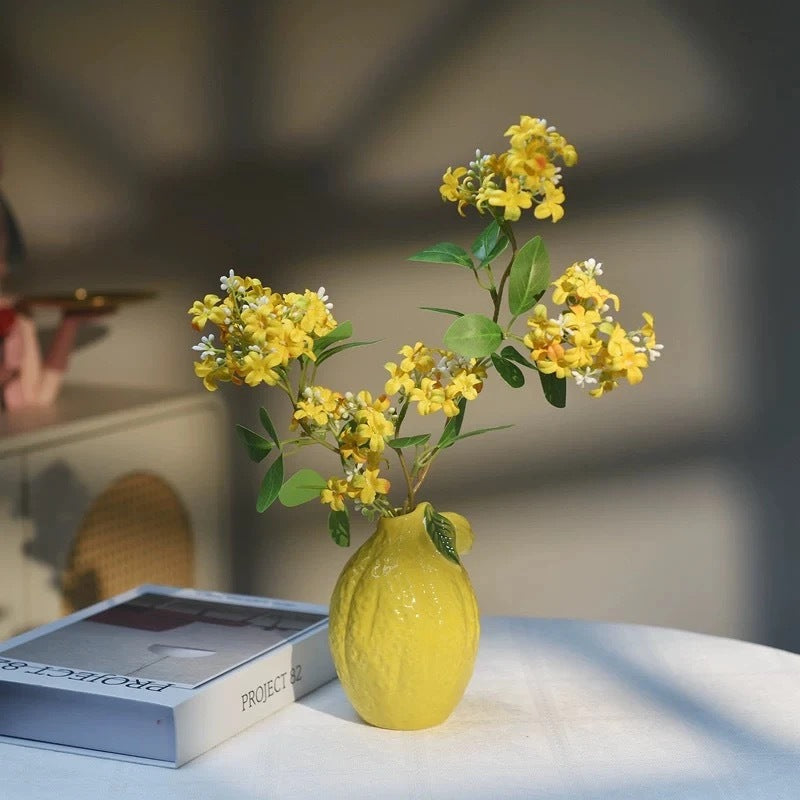 Skandinavische Zitrone Vase Ornament