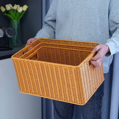 Große Stoffaufbewahrungsbox