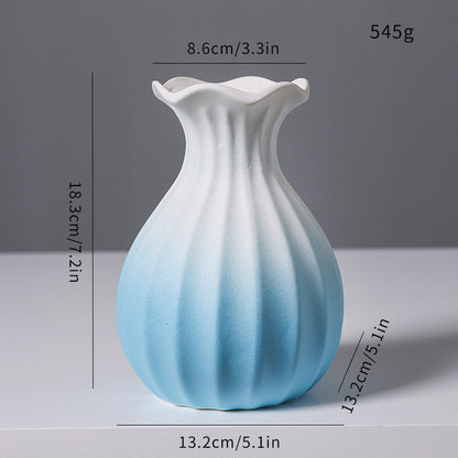 Elegante Gewebte Keramikblumenvase
