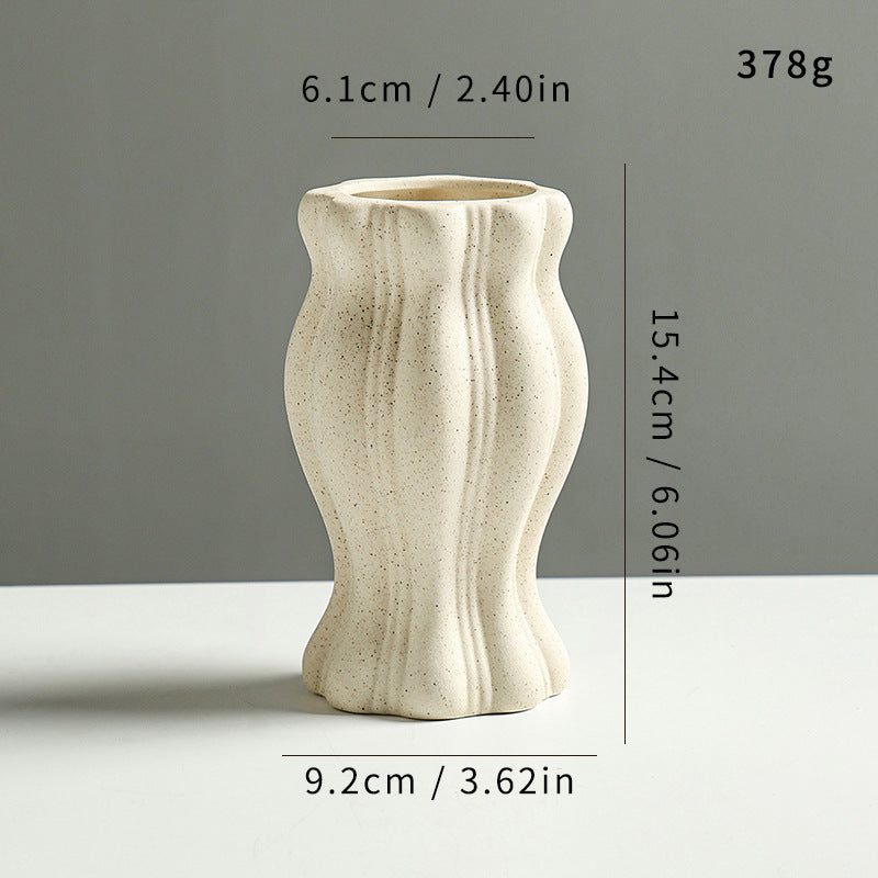 Elegante dekorative Keramikblumenvase
