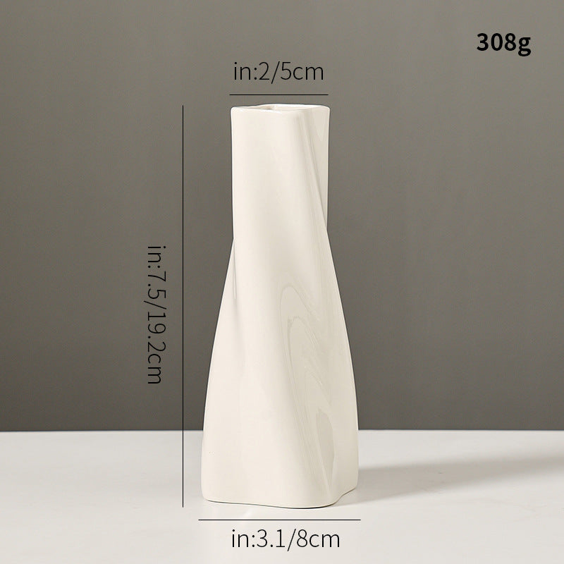 Abstrakte Drehform dekorative Vase