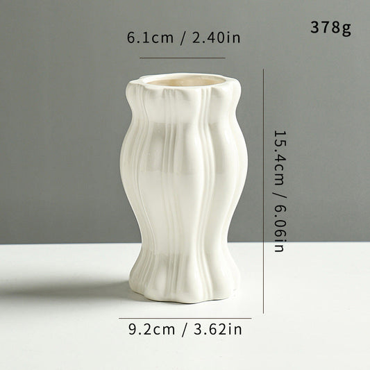 Elegante dekorative Keramikblumenvase