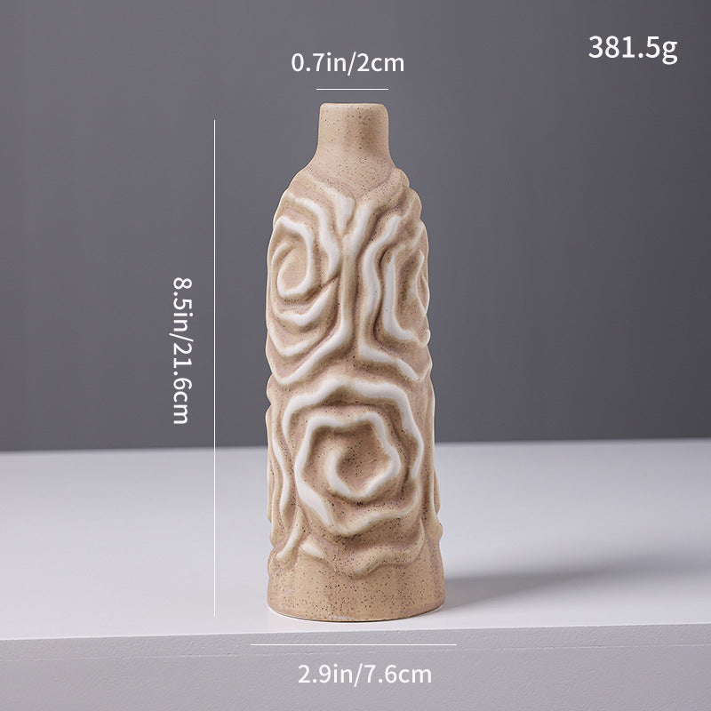 Abstrakte Keramikkunst Vase