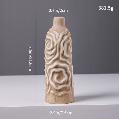 Abstrakte Keramikkunst Vase