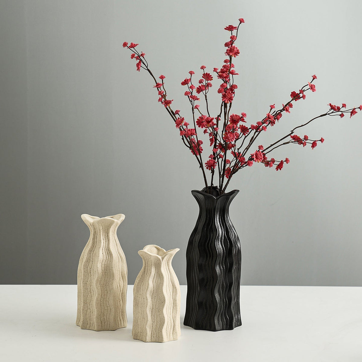 Künstlerische moderne Keramik Blumen vase