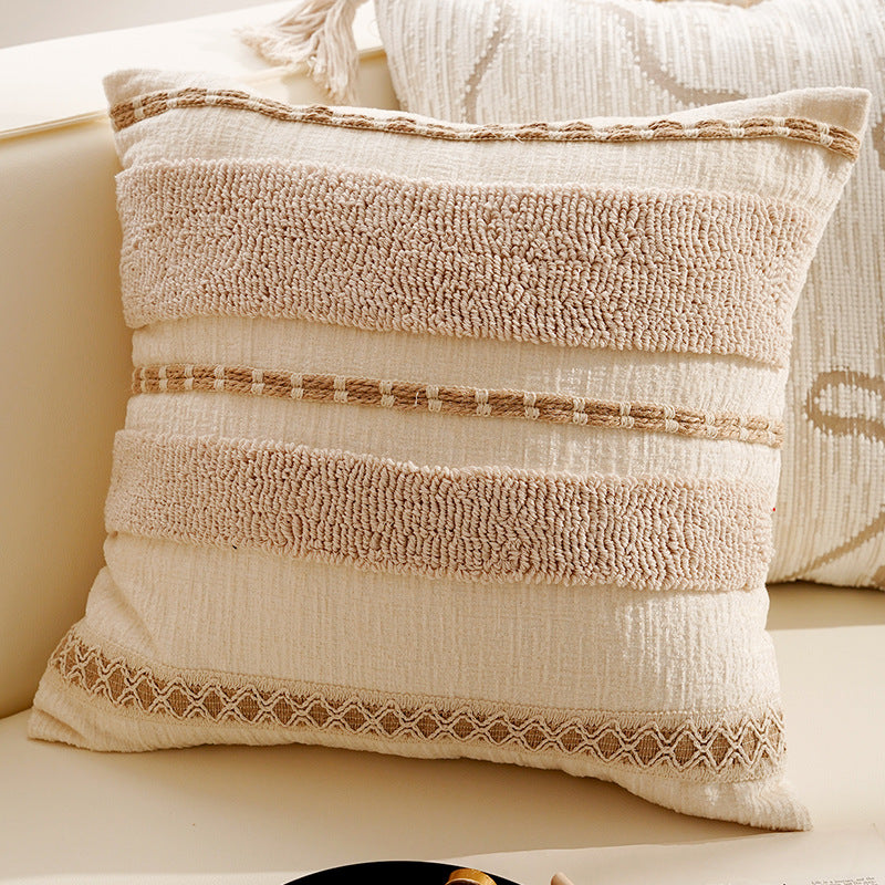 Strukturierte dekorative Kissenbezug Heim Zeile