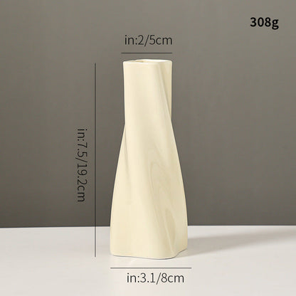 Abstrakte Drehform dekorative Vase