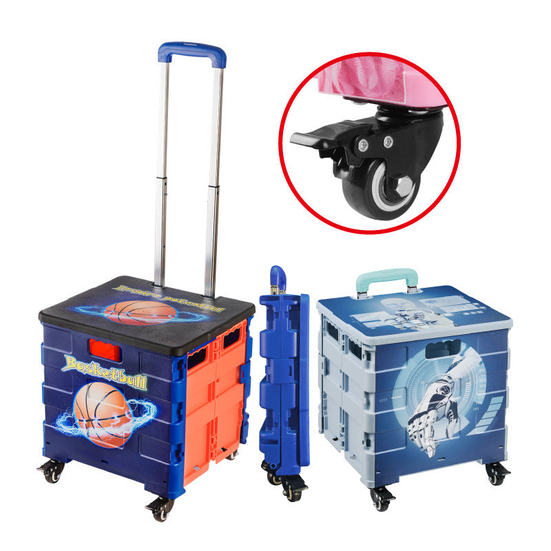 Kinderlagerbox mit Rädern