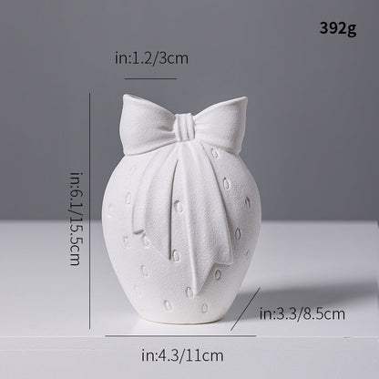 Nordic Knit-Top Keramikvase