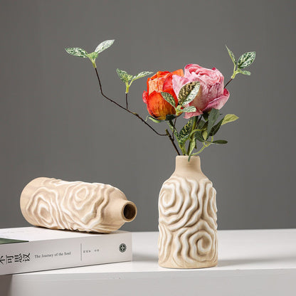 Abstrakte Keramikkunst Vase