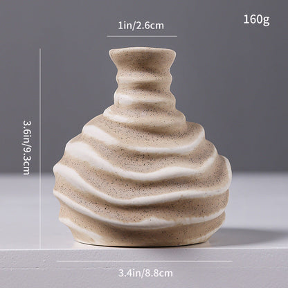Abstrakte Keramikkunst Vase