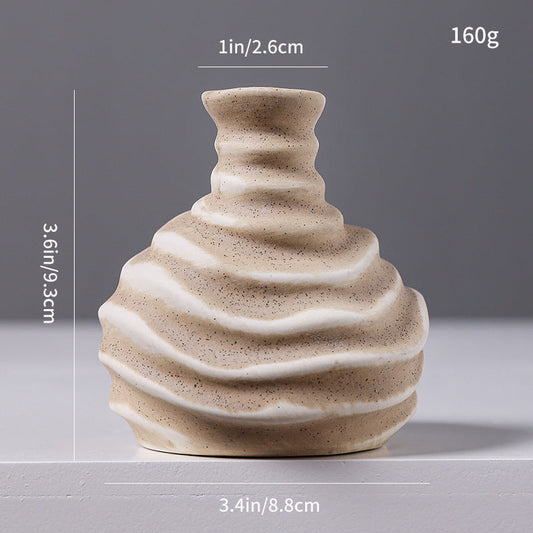 Abstrakte Keramikkunst Vase