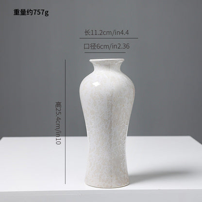 Elegante Textur Dekorativer Keramikvasen