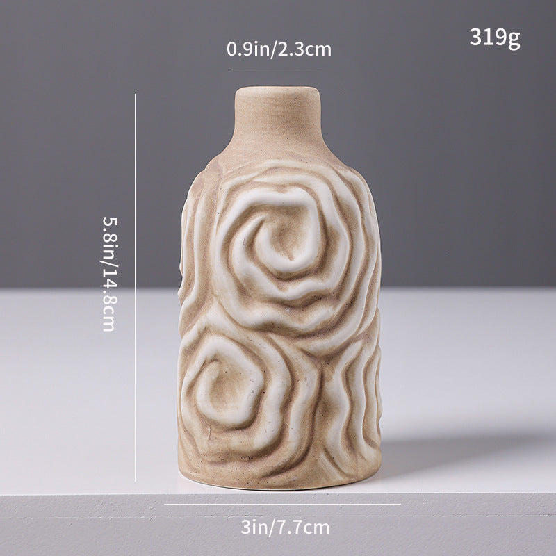 Abstrakte Keramikkunst Vase