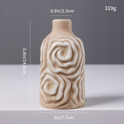 Abstrakte Keramikkunst Vase