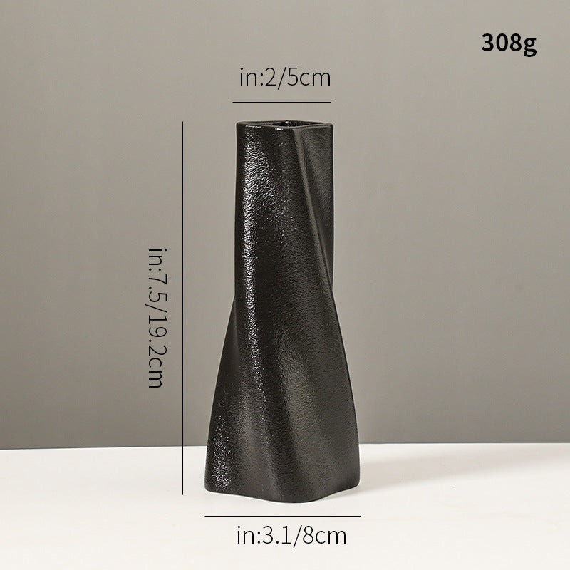 Abstrakte Drehform dekorative Vase