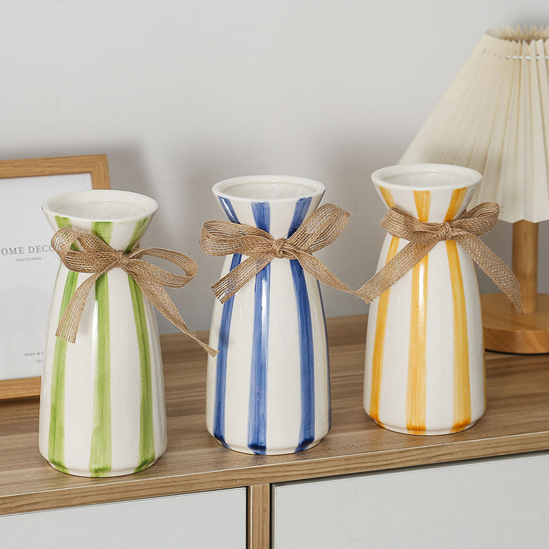Elegante Keramikvase im Vintage-Stil