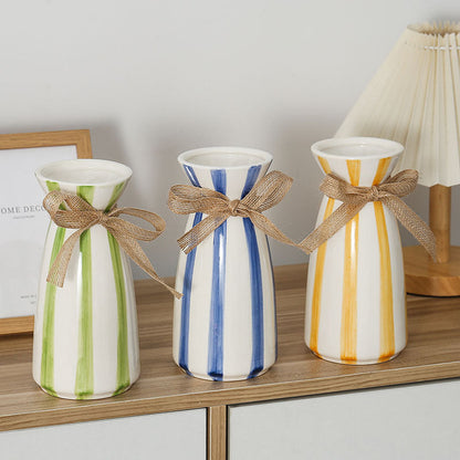 Elegante Keramikvase im Vintage-Stil